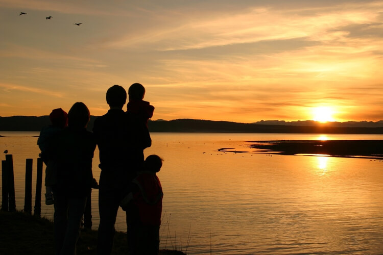 Sonnenuntergang waren müritz